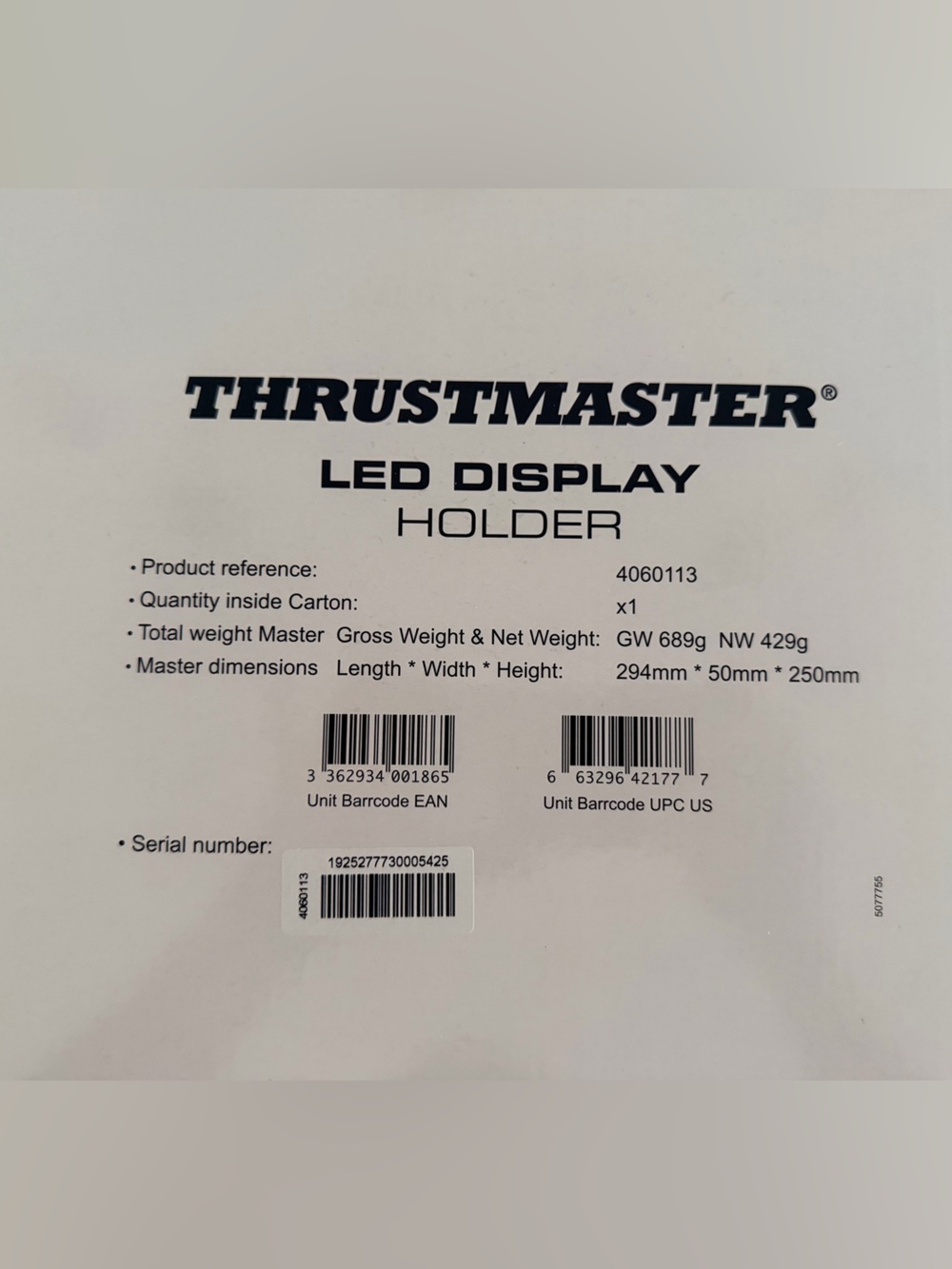 LED Display Holder - Black - Picture 3 of 3